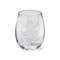 17 oz. Fleur Etched Stemless Wine Drinkware Hand Wash Beverage Glassware Dinner Party Wedding Resturant